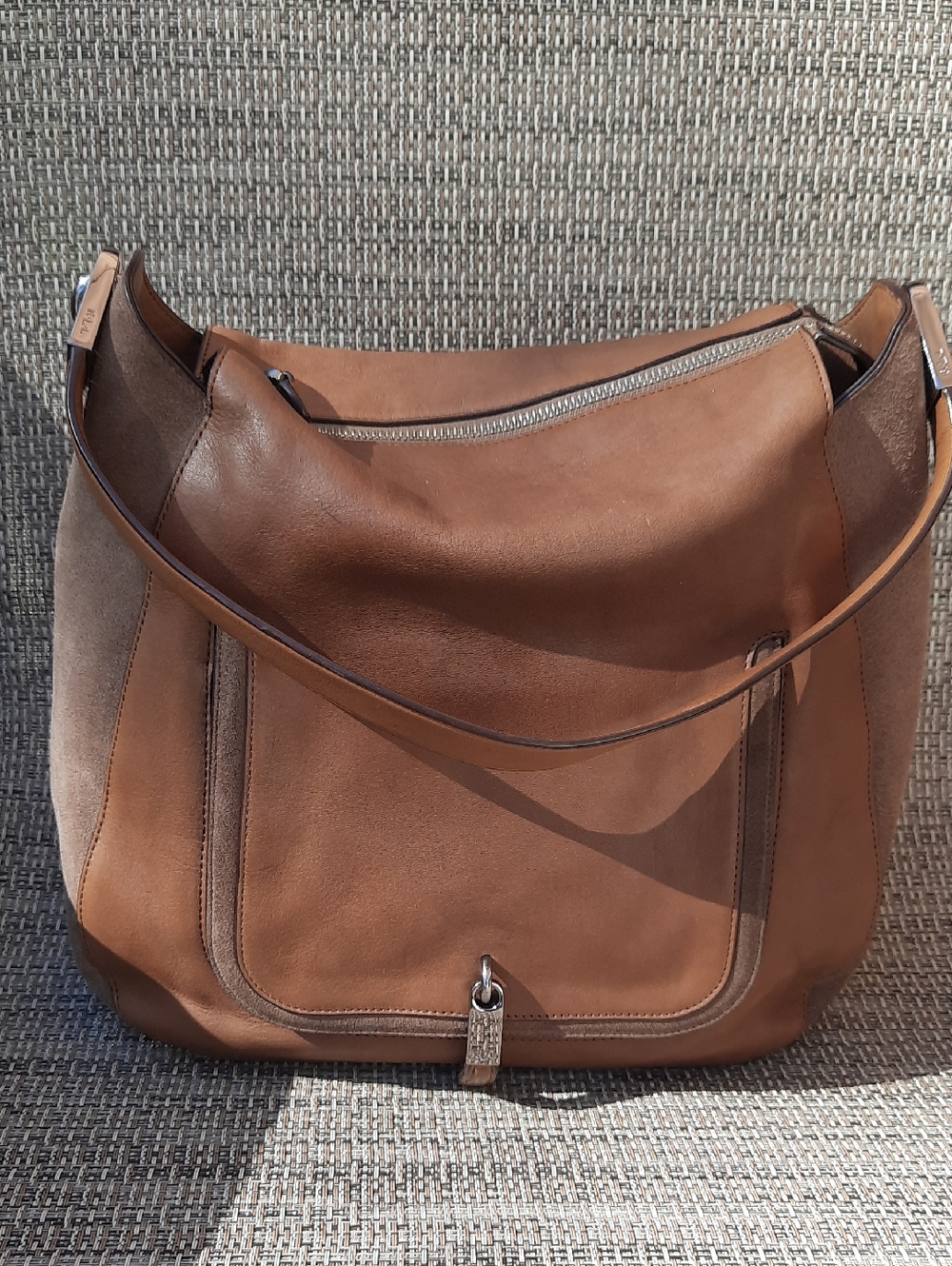 Ralph Lauren Brown Leather Shoulder Bag